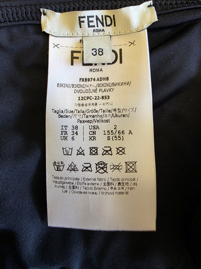 Fendi Monogram Printed Two-Piece Bikini Set