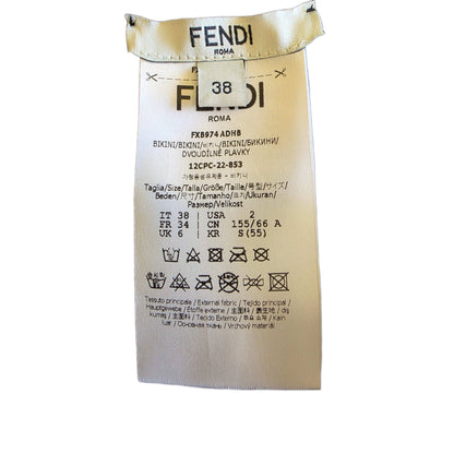 Fendi Monogram Printed Two-Piece Bikini Set