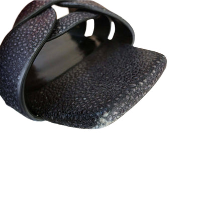 Saint Laurent Leather Slides