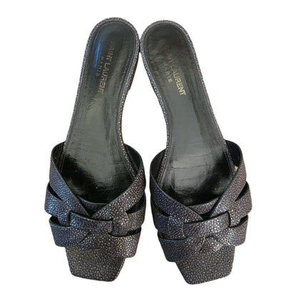 Saint Laurent Leather Slides