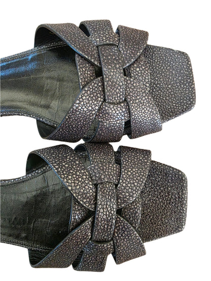 Saint Laurent Leather Slides