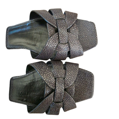 Saint Laurent Leather Slides