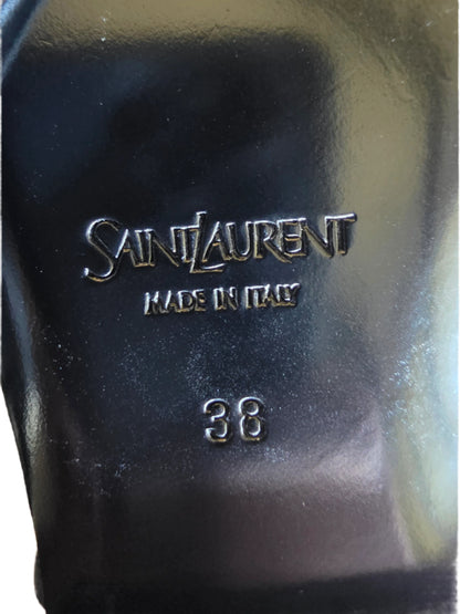 Saint Laurent CASSANDRA Sandals in Smooth Leather