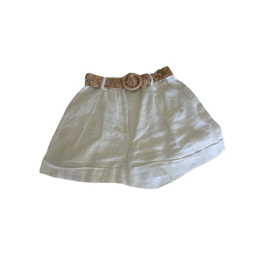 Zimmermann Halliday High-Rise Linen Shorts