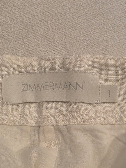 Zimmermann Halliday High-Rise Linen Shorts
