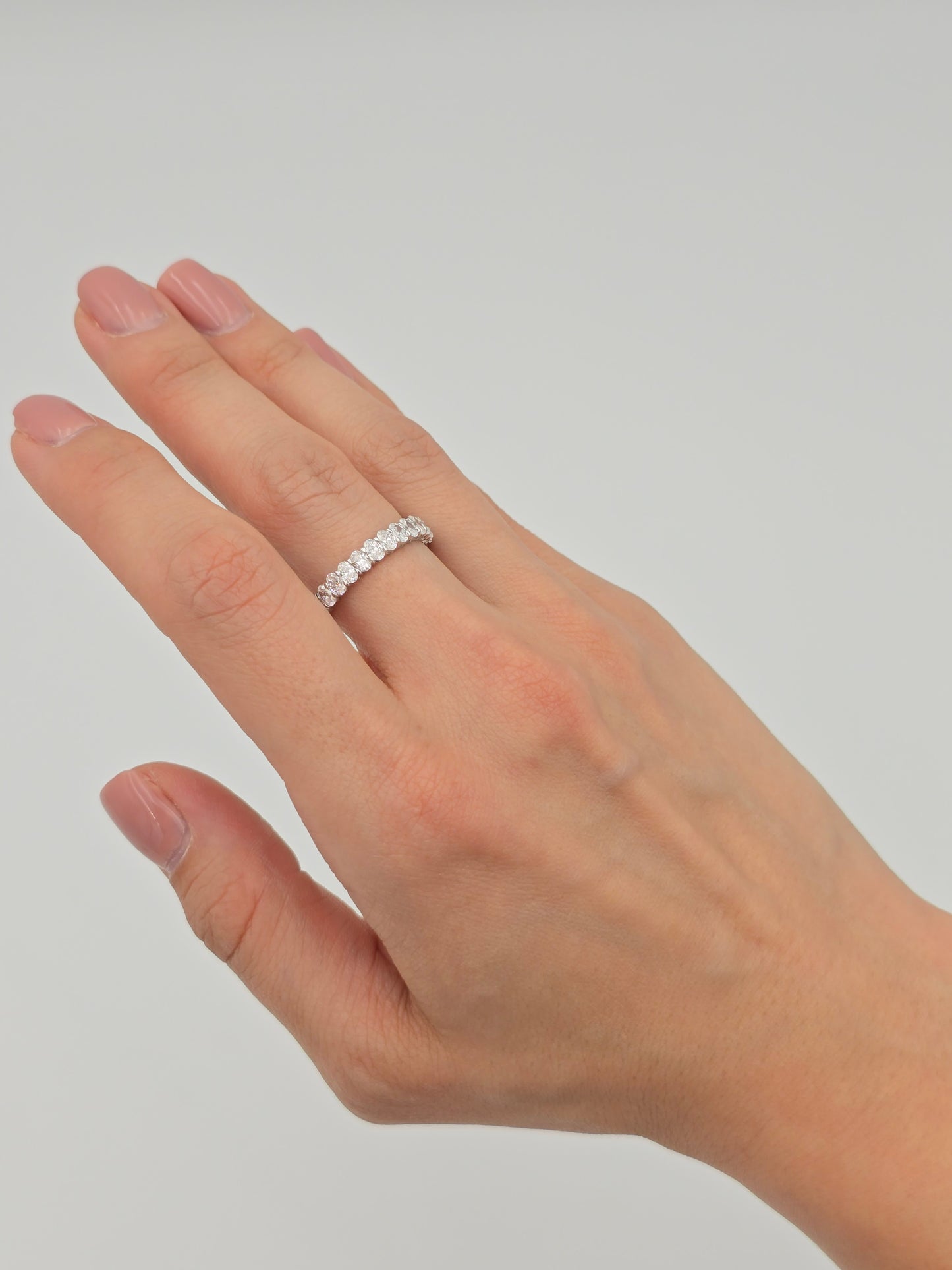 Oval Shape Diamond Ring 14K Solid Gold – 2.18 CT