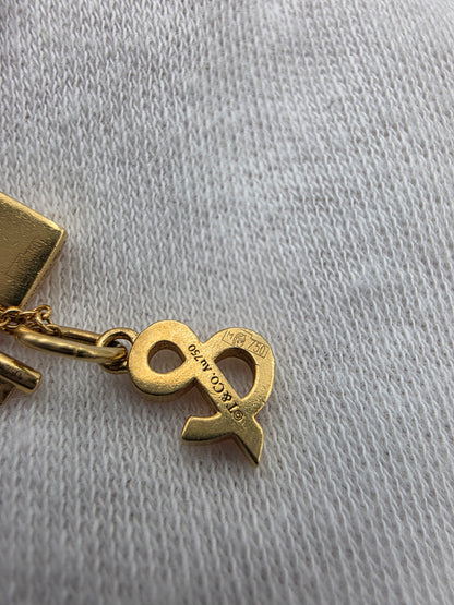 Tiffany 18K Yellow Gold Lock and Key Pendant