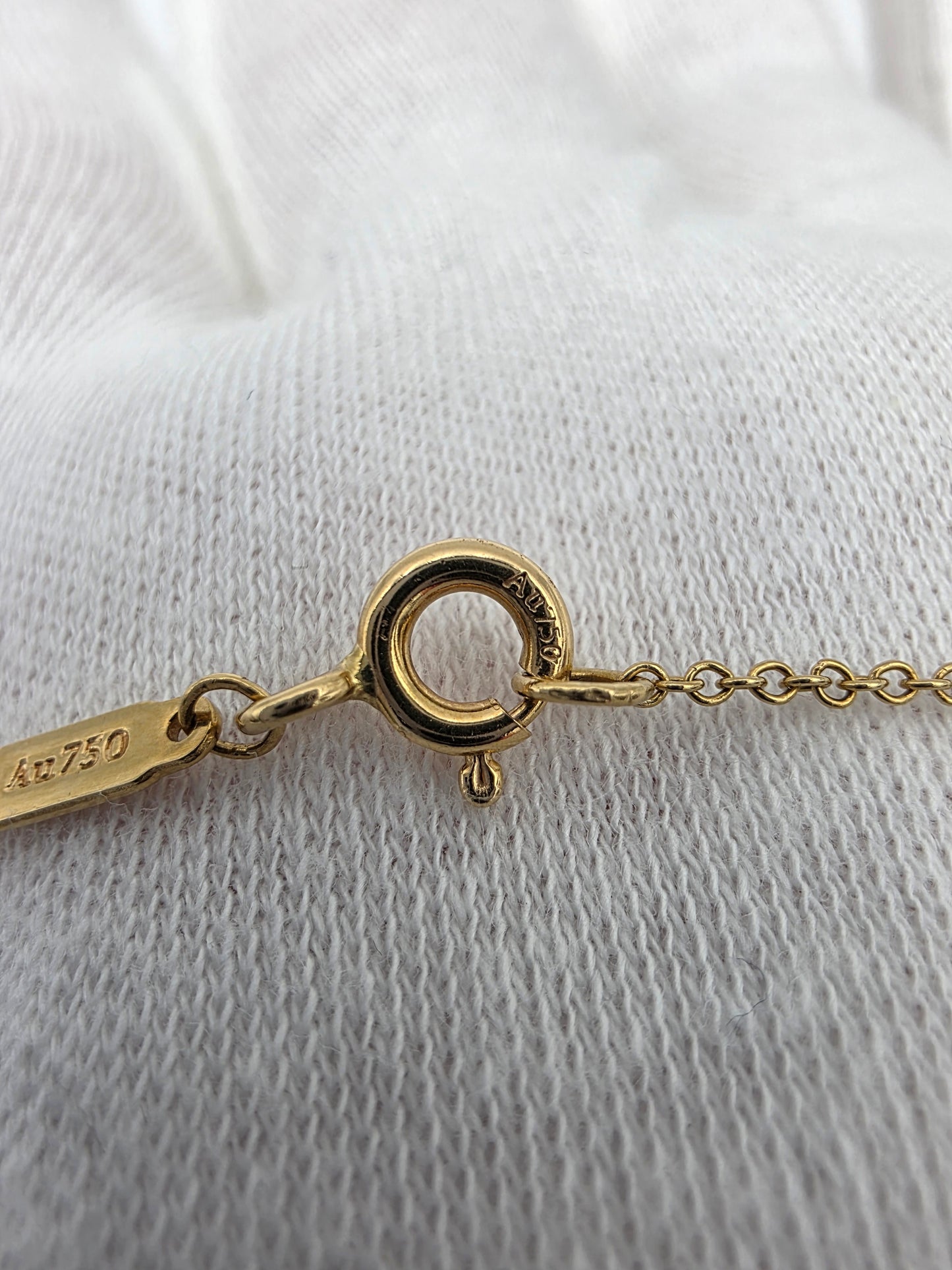 Tiffany 18K Yellow Gold Lock and Key Pendant