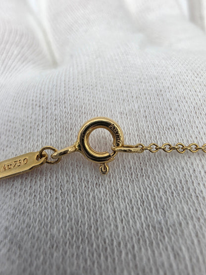 Tiffany 18K Yellow Gold Lock and Key Pendant