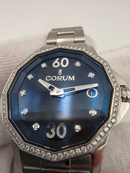 Corum Admiral's Cup Automatic Watch in Black Mother-of-Pearl