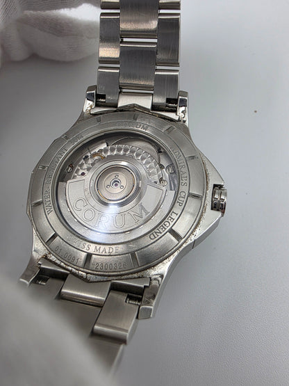 Corum Admiral's Cup Automatic Watch in Black Mother-of-Pearl