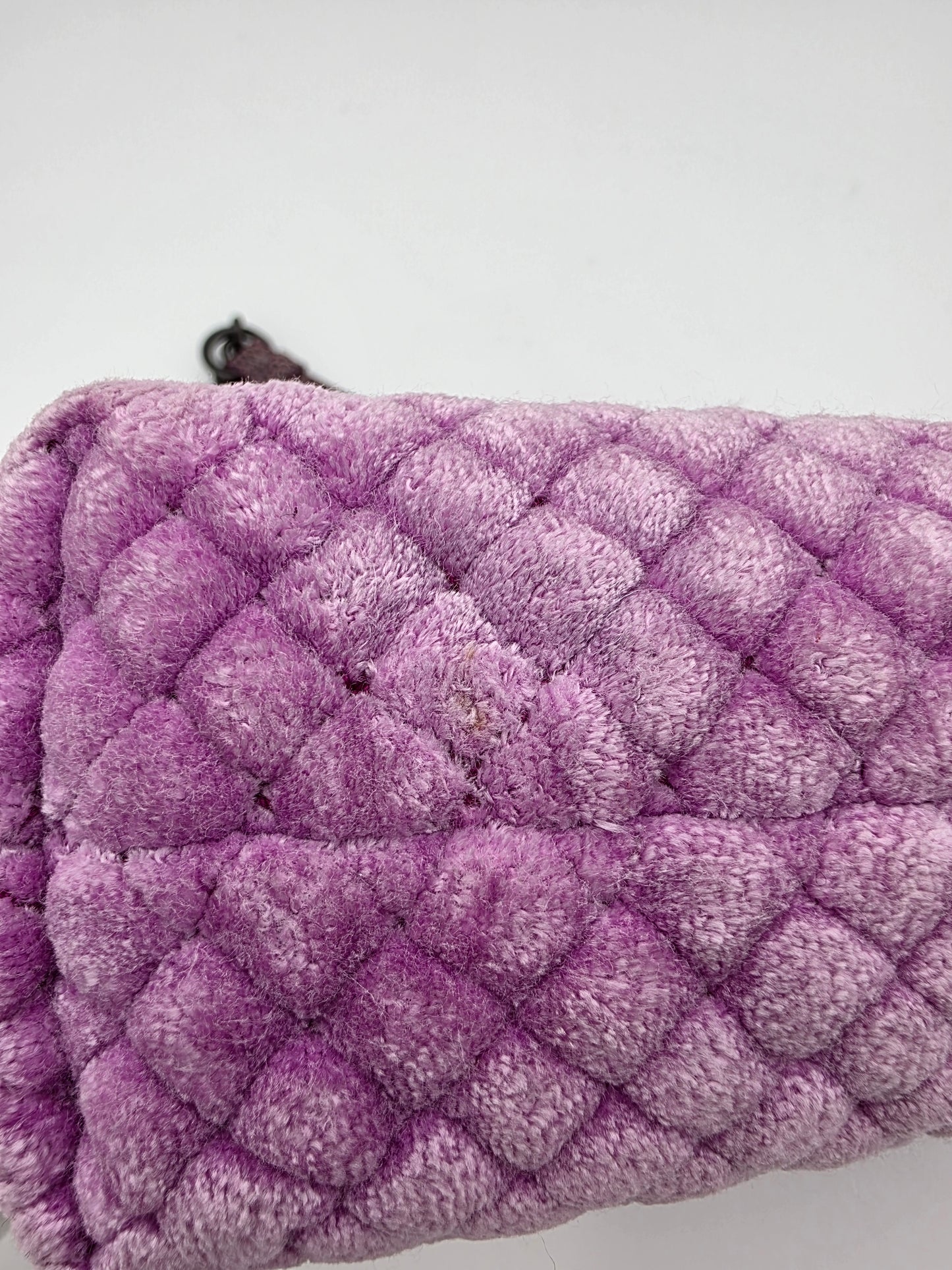 Bottega Veneta Ayers-Trimmed Velvet Baby Olimpia Bag