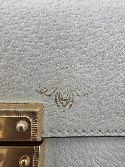 Gucci Padlock Bee Leather Shoulder Bag