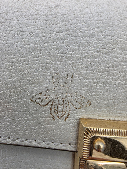 Gucci Padlock Bee Leather Shoulder Bag