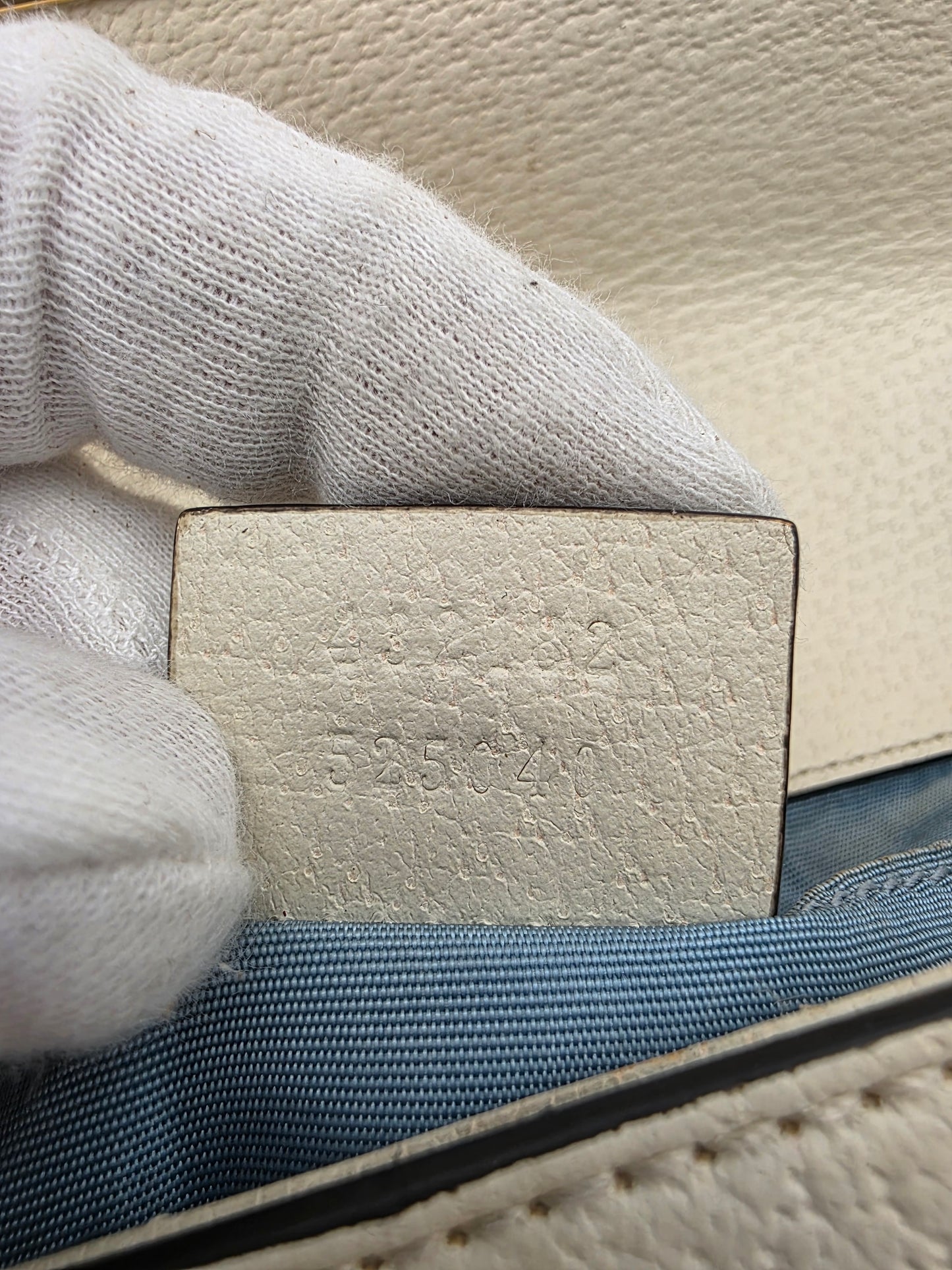 Gucci Padlock Bee Leather Shoulder Bag