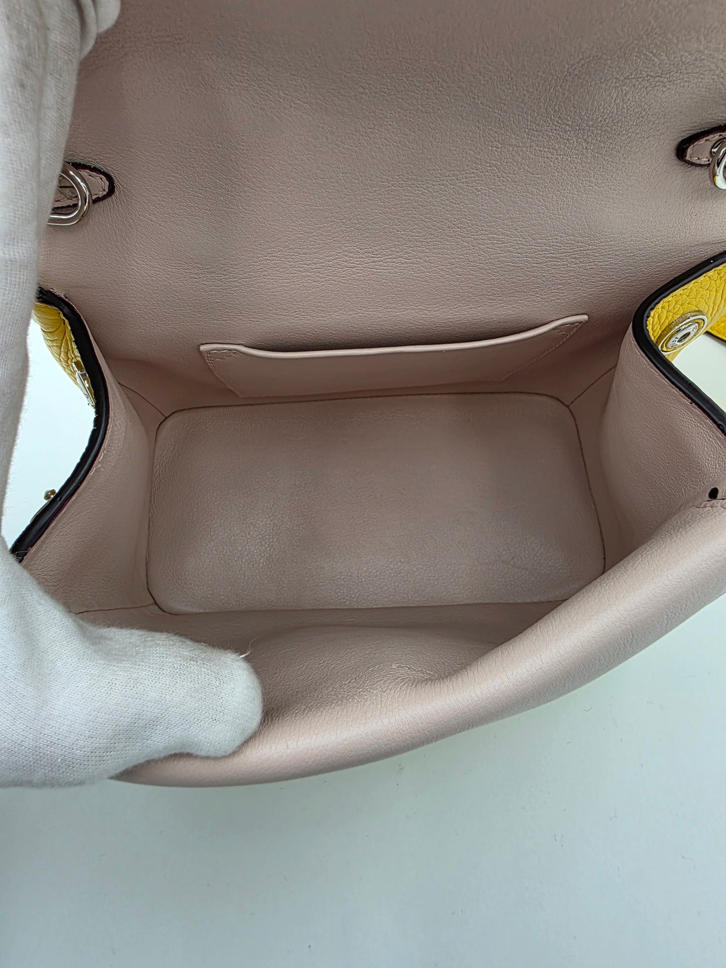 Christian Dior Be Dior Mini Flap Bag Yellow