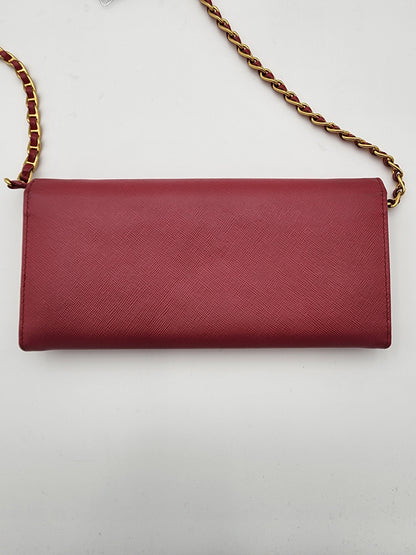 Prada Saffiano Leather Chain Wallet