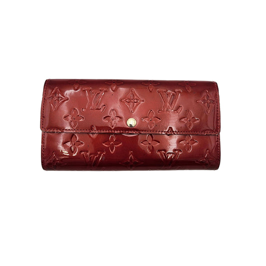 Louis Vuitton Pomme D’amour Monogram Vernis Sarah Wallet