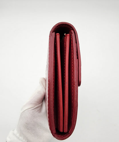 Louis Vuitton Pomme D’amour Monogram Vernis Sarah Wallet