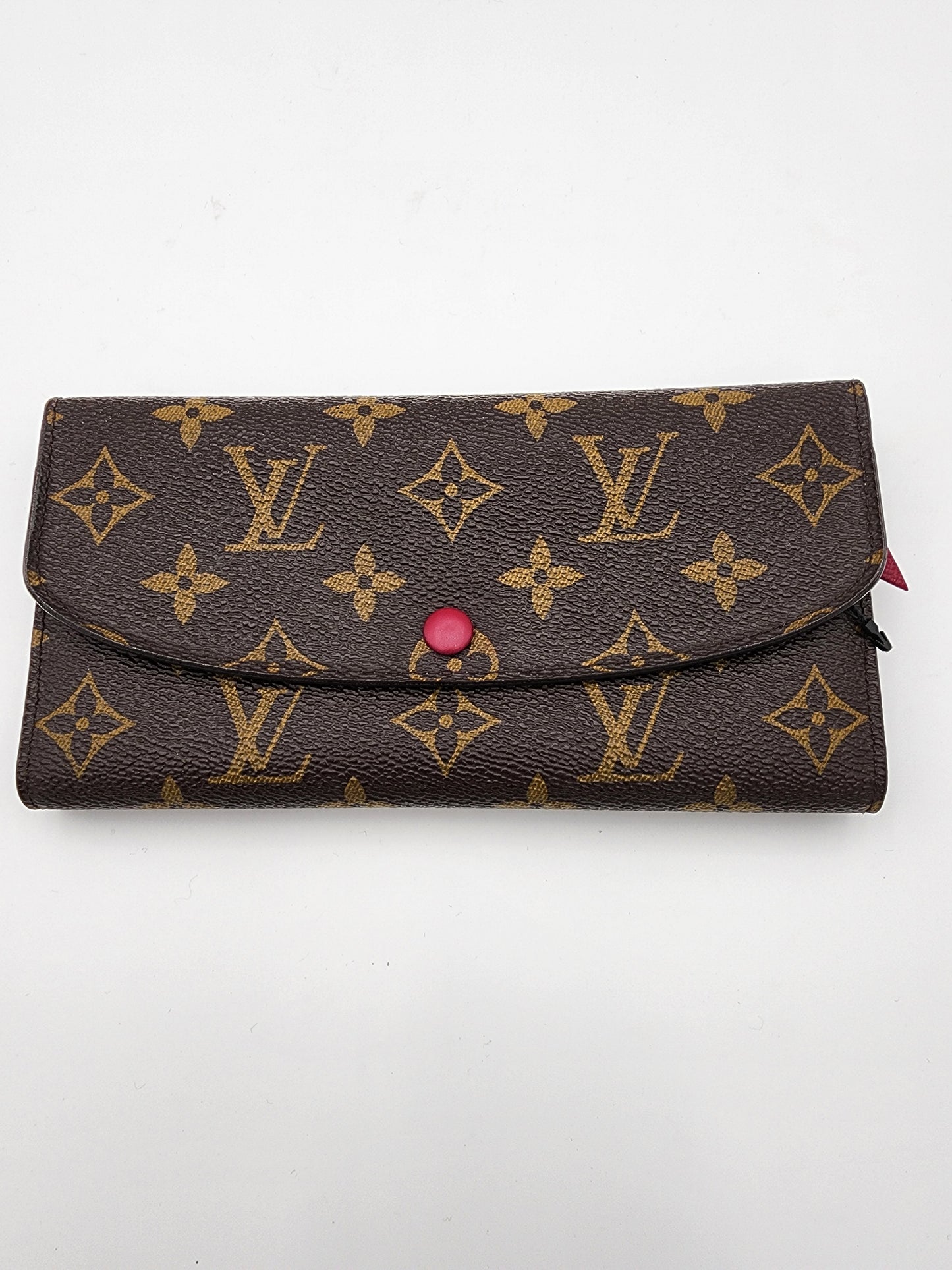 Louis Vuitton Emilie Wallet Monogram Canvas Fuchsia