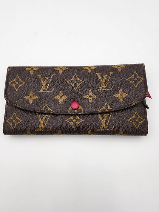 Louis Vuitton Emilie Wallet Monogram Canvas Fuchsia