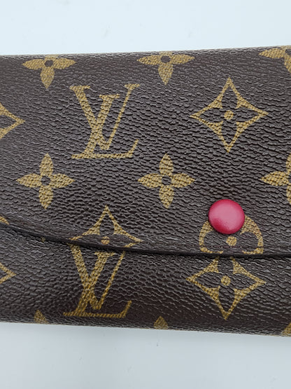 Louis Vuitton Emilie Wallet Monogram Canvas Fuchsia