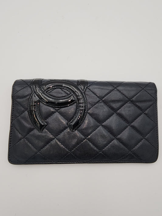 Chanel Calfskin Quilted Cambon Wallet