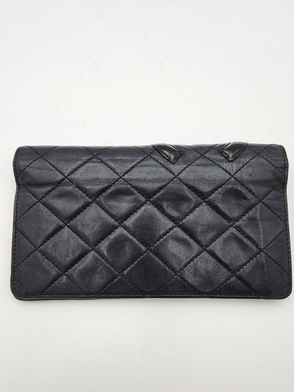 Chanel Calfskin Quilted Cambon Wallet
