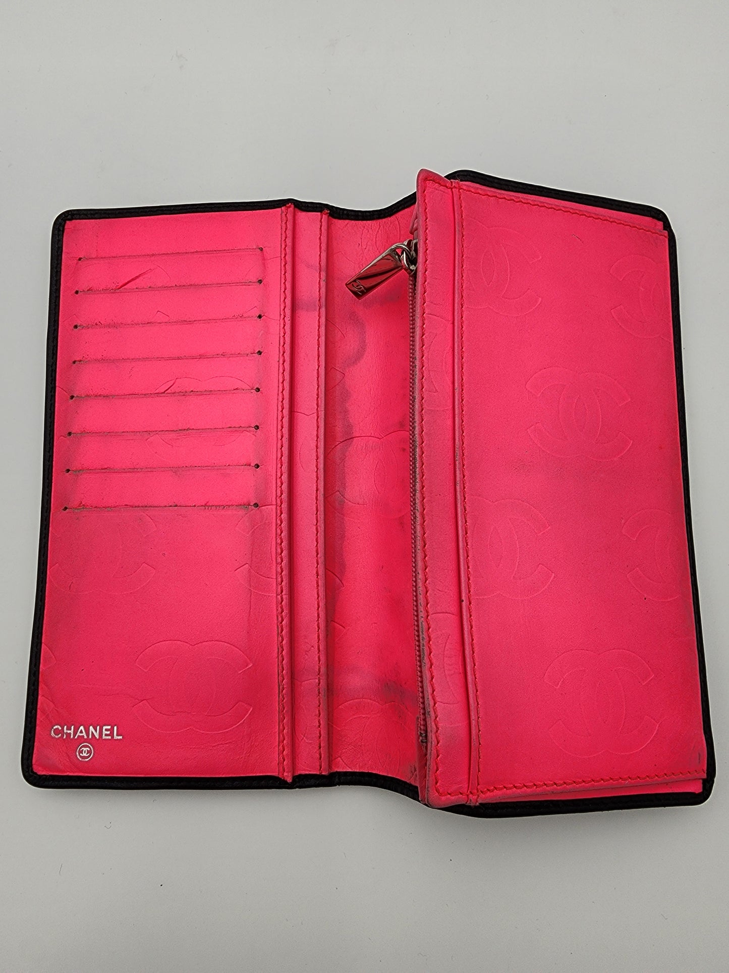 Chanel Calfskin Quilted Cambon Wallet