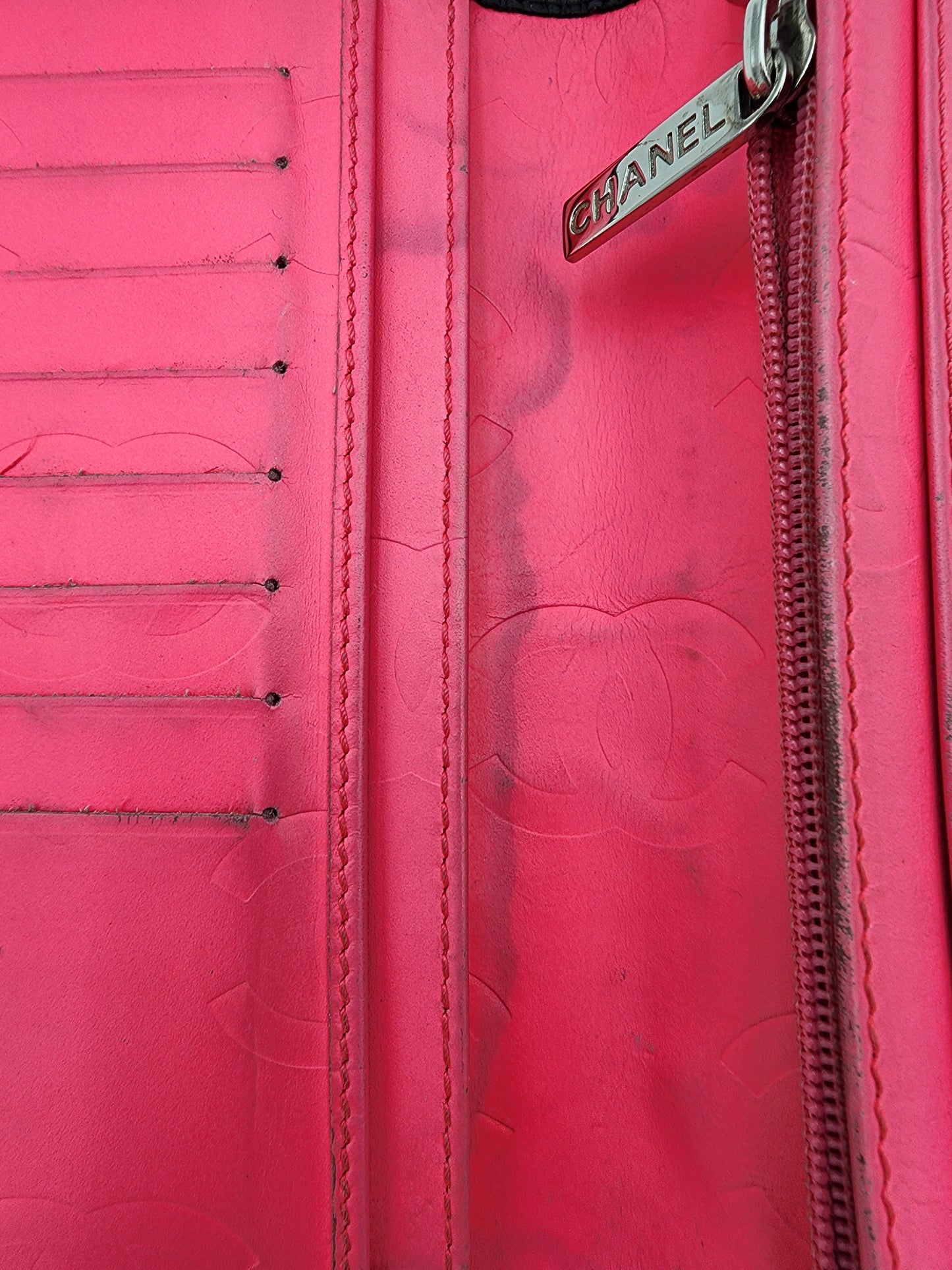 Chanel Calfskin Quilted Cambon Wallet