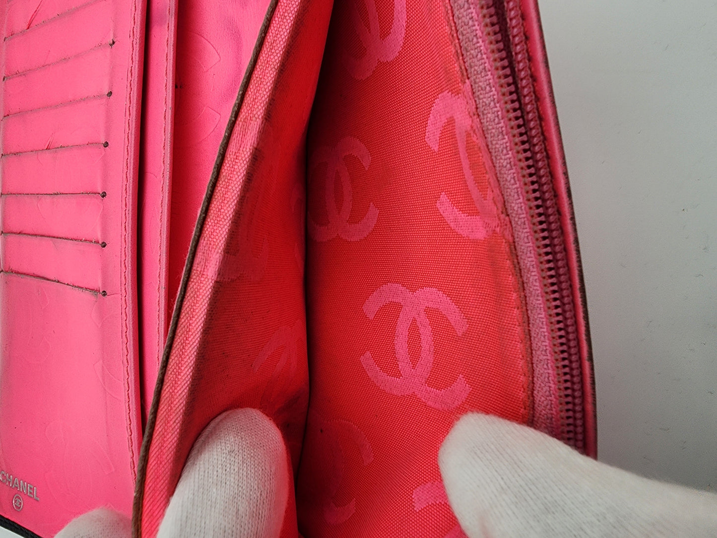 Chanel Calfskin Quilted Cambon Wallet