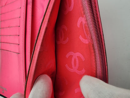 Chanel Calfskin Quilted Cambon Wallet