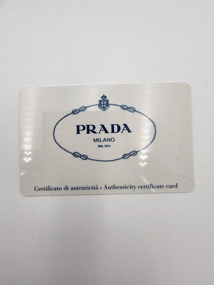 Prada Tessuto Nappa Leather Gaufre Small Tote Black