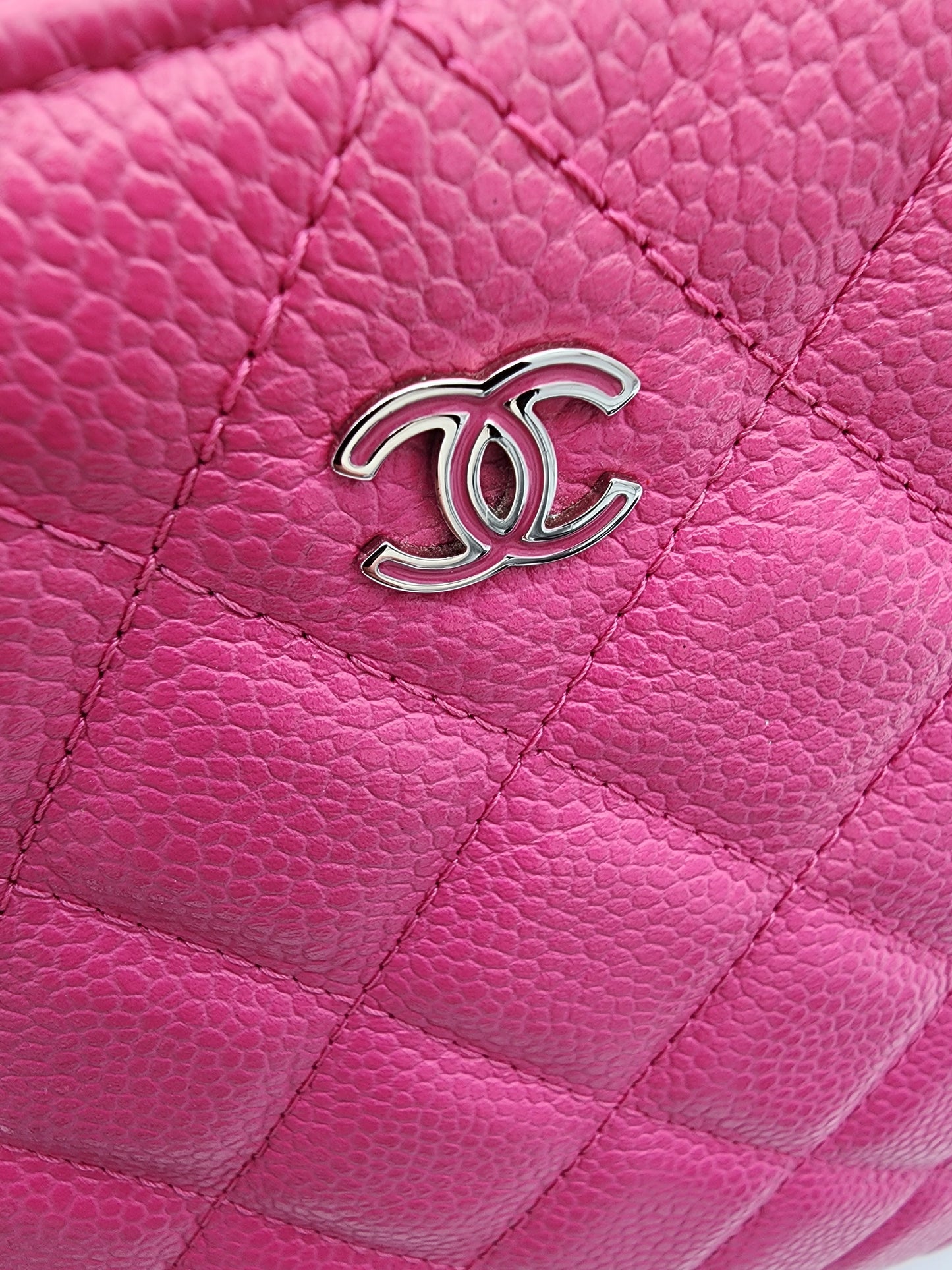 Chanel CC Classic Medium Clutch Bag Calfskin Leather