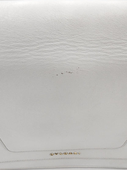 Bvlgari Serpenti Forever Large Square Shoulder Bag Leather in White Agate