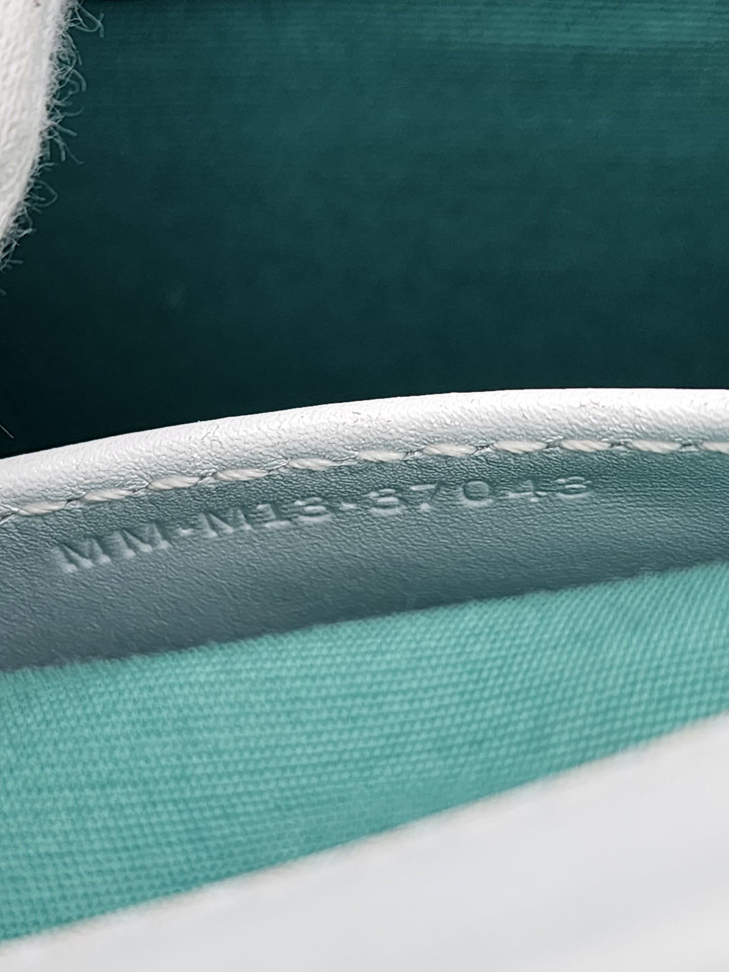 Bvlgari Serpenti Forever Large Square Shoulder Bag Leather in White Agate