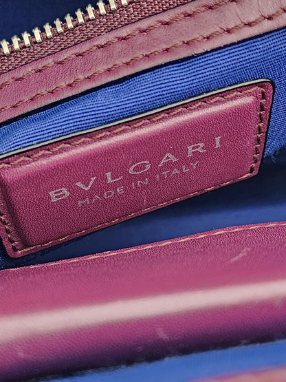 Bvlgari Serpenti Forever Large Shoulder Bag Calf Leather in Aubergine