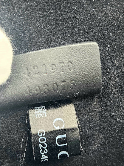 Gucci Mini Dionysus Shoulder Bag Ebony Black GG Supreme