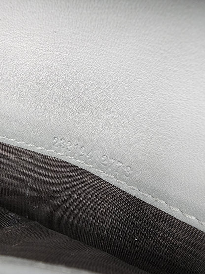 Gucci GG Supreme Zip Around Wallet Gray Accent