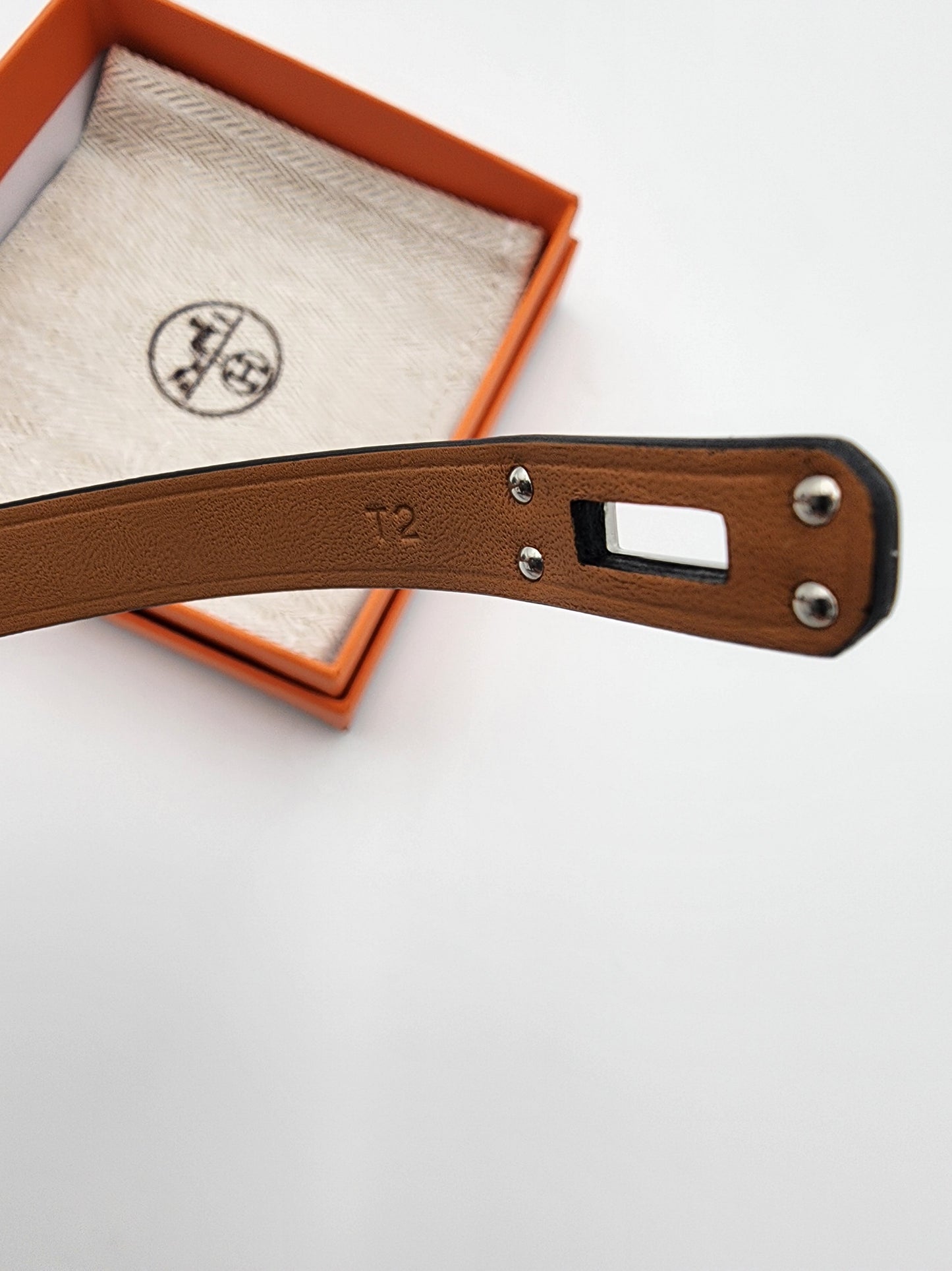 Hermès Mini Kelly Double Tour Bracelet Swift Calfskin Noir T2