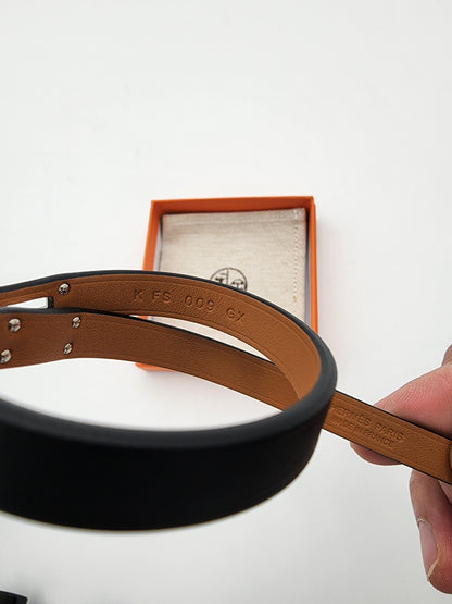 Hermès Mini Kelly Double Tour Bracelet Swift Calfskin Noir T2
