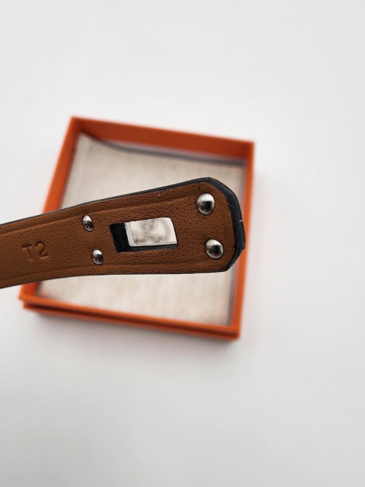 Hermès Mini Kelly Double Tour Bracelet Swift Calfskin Noir T2