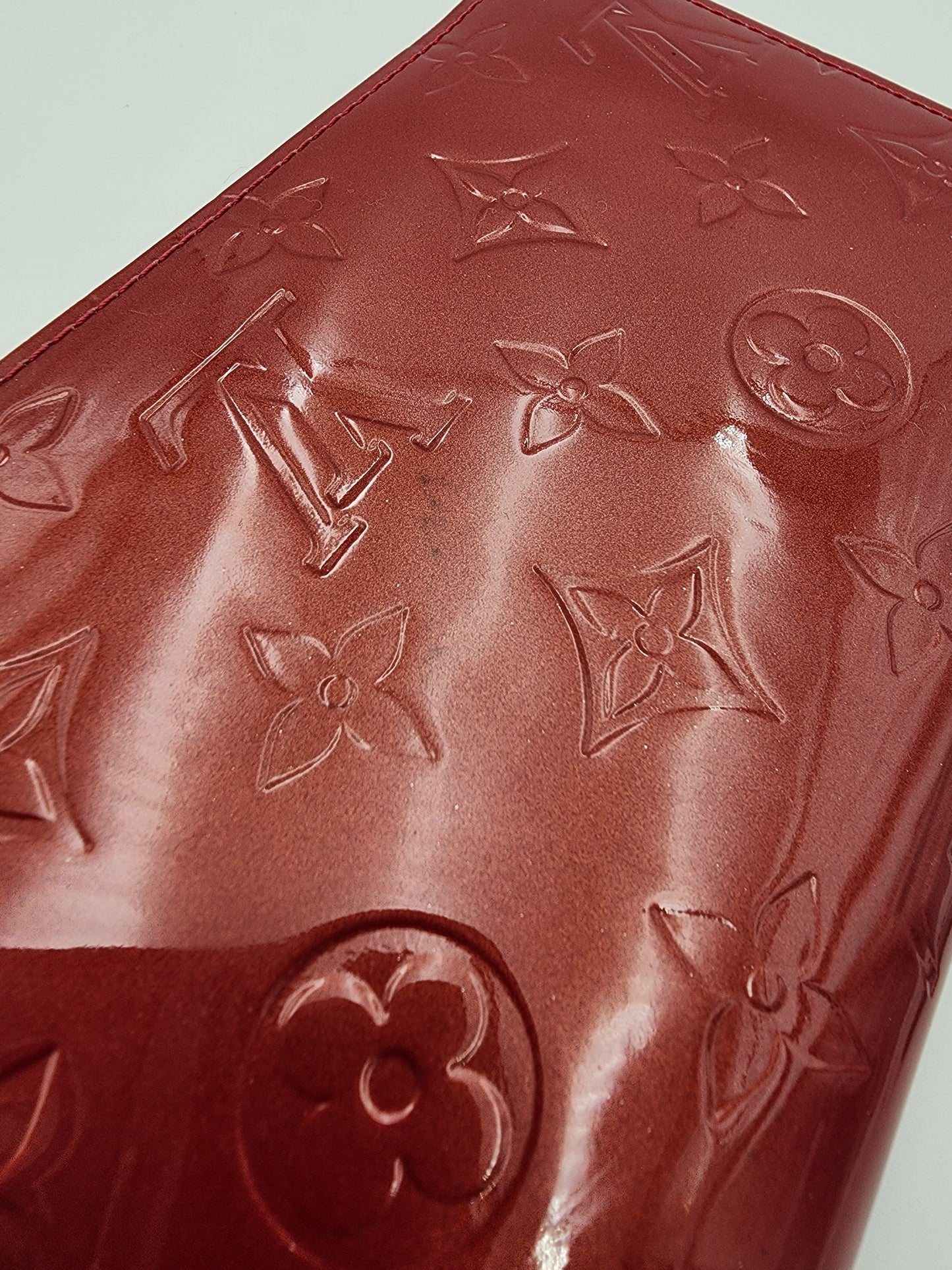 Louis Vuitton Vernis Zippy Wallet Rouge Fauviste