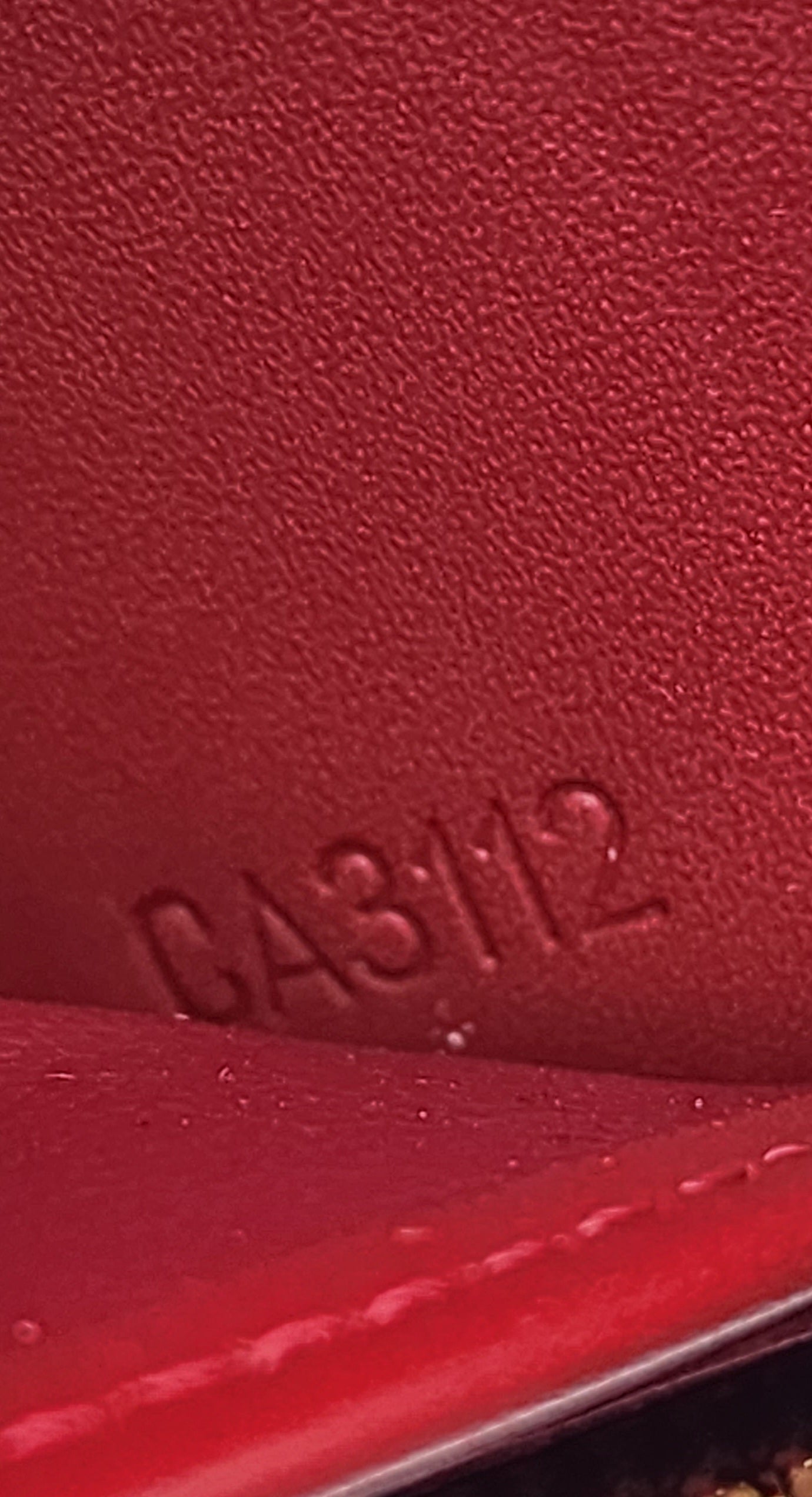 Louis Vuitton Vernis Zippy Wallet Rouge Fauviste