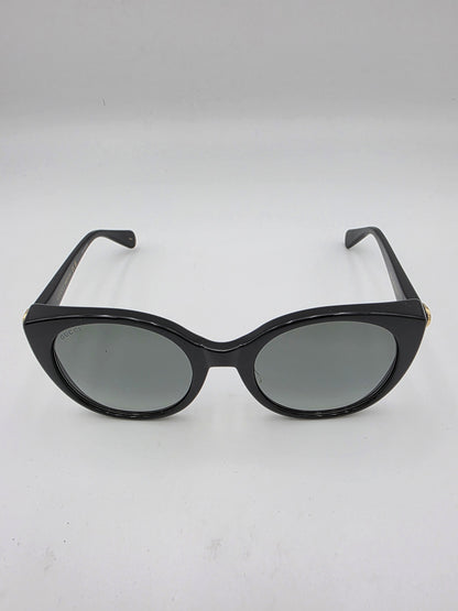 Gucci GG0369S Oversized Cat-Eye Sunglasses in Black