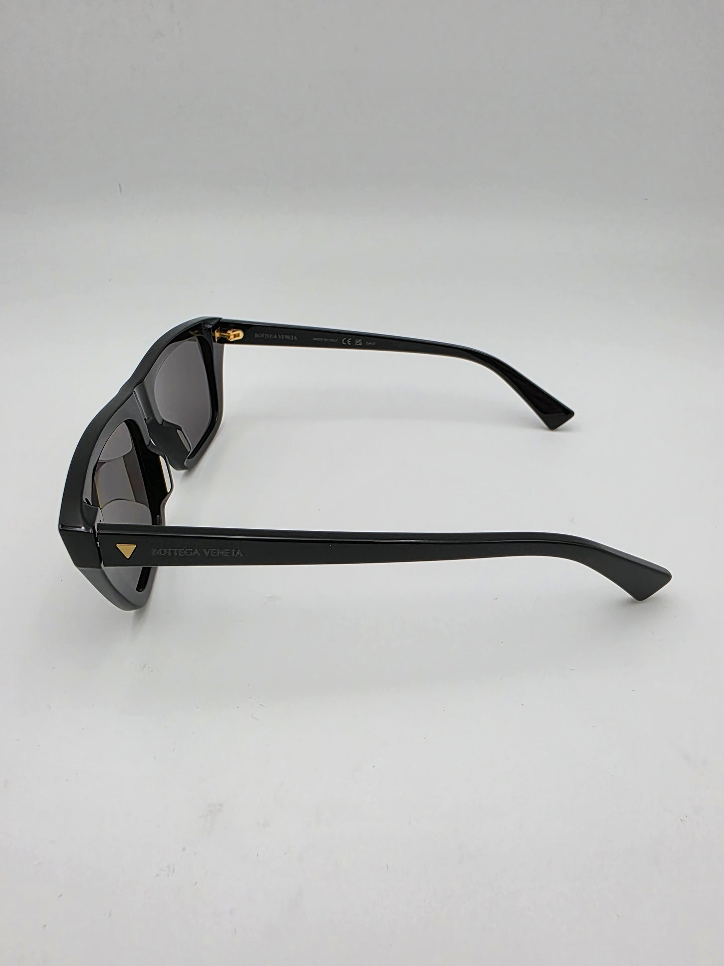 Bottega Veneta BV1291S Narrow Angular Cat-Eye Sunglasses