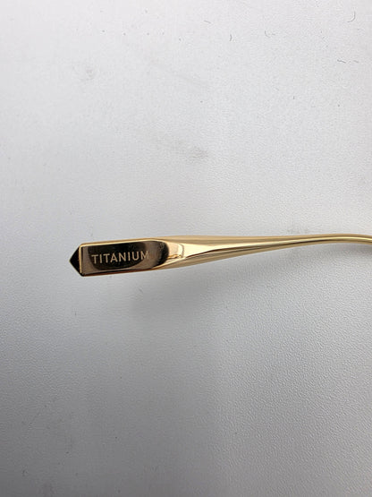 Valentino VLogo Sign VLS-135B-61 Low-Profile Cat-Eye Sunglasses in Light Gold
