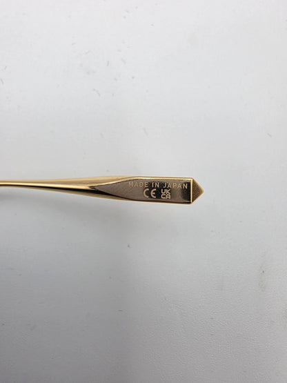 Valentino VLogo Sign VLS-135B-61 Low-Profile Cat-Eye Sunglasses in Light Gold