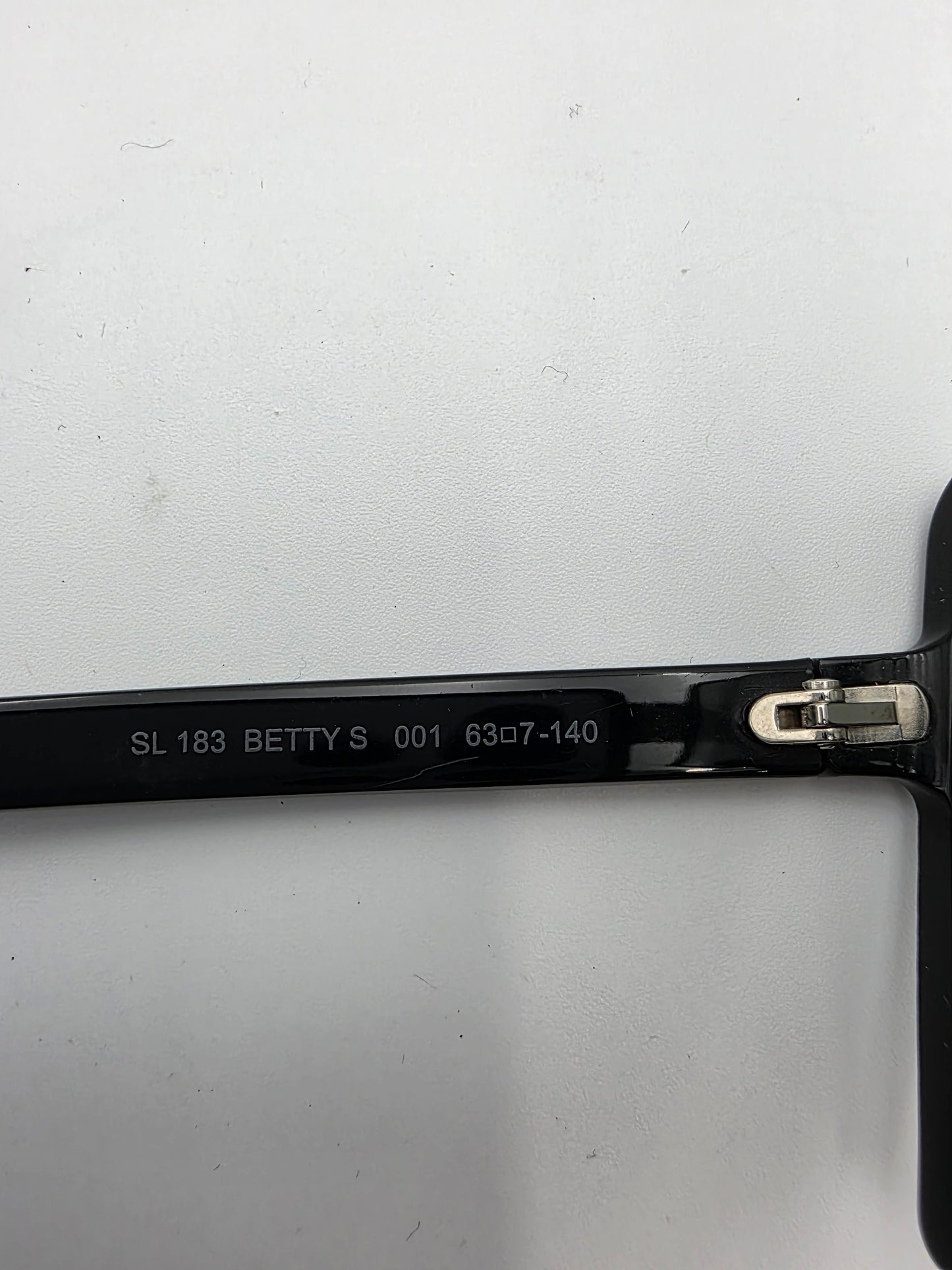 Saint Laurent SL 183 Betty S Mask Sunglasses in Black