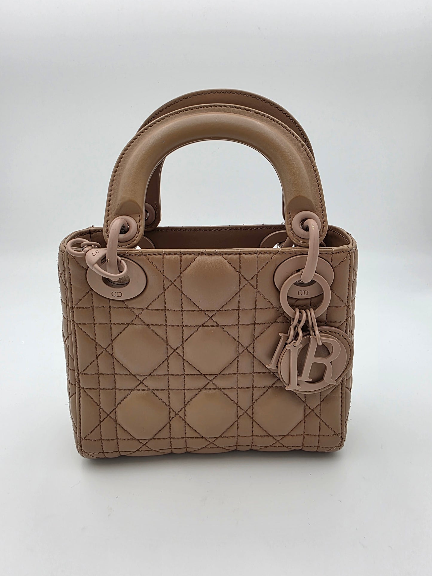 Christian Dior Lady Dior Mini Bag in Beige Ultra Matte